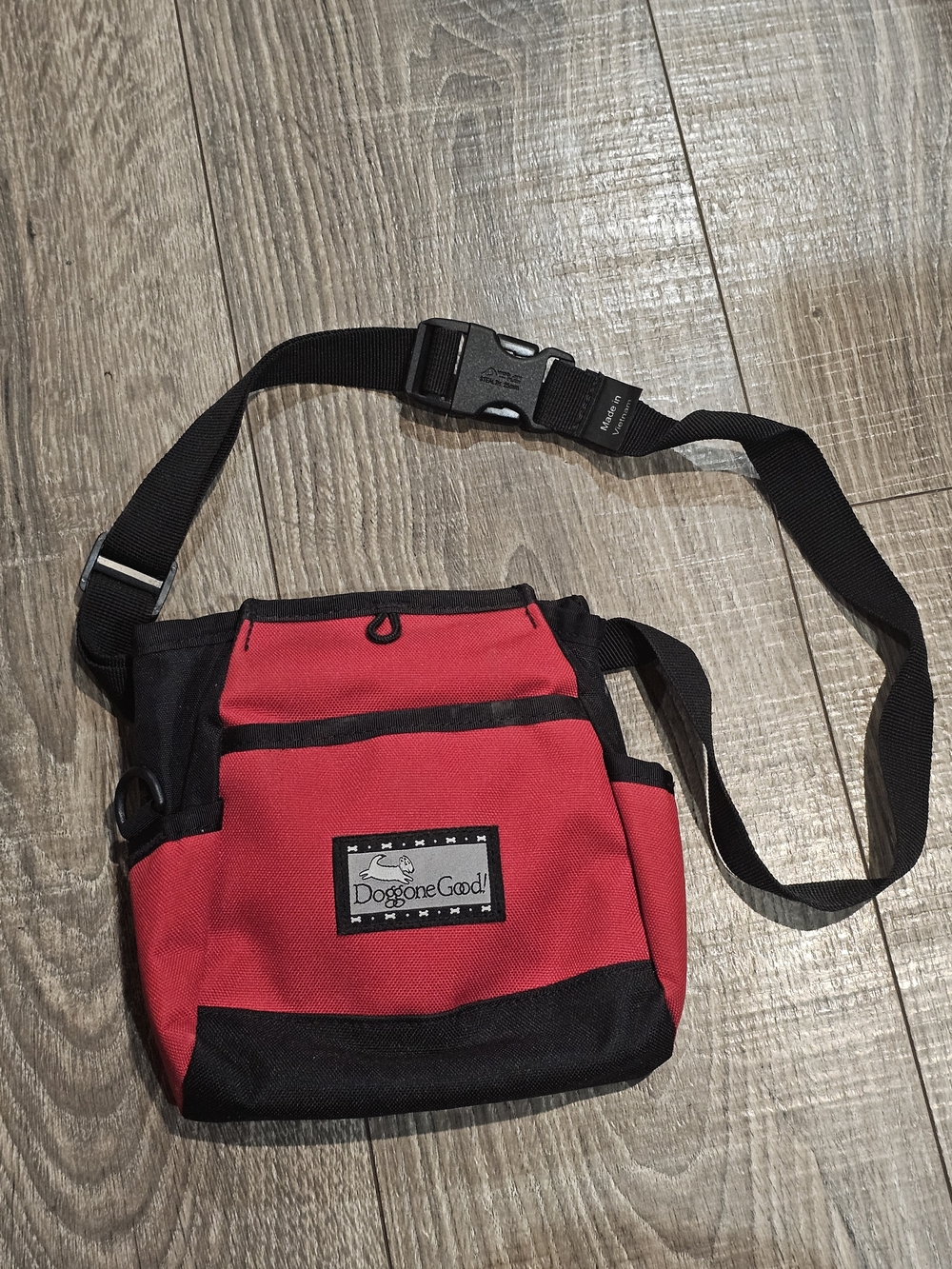Doggone Good Red & Black Treat Belt Bag for Dogs